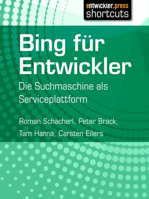 cover image of Bing für Entwickler